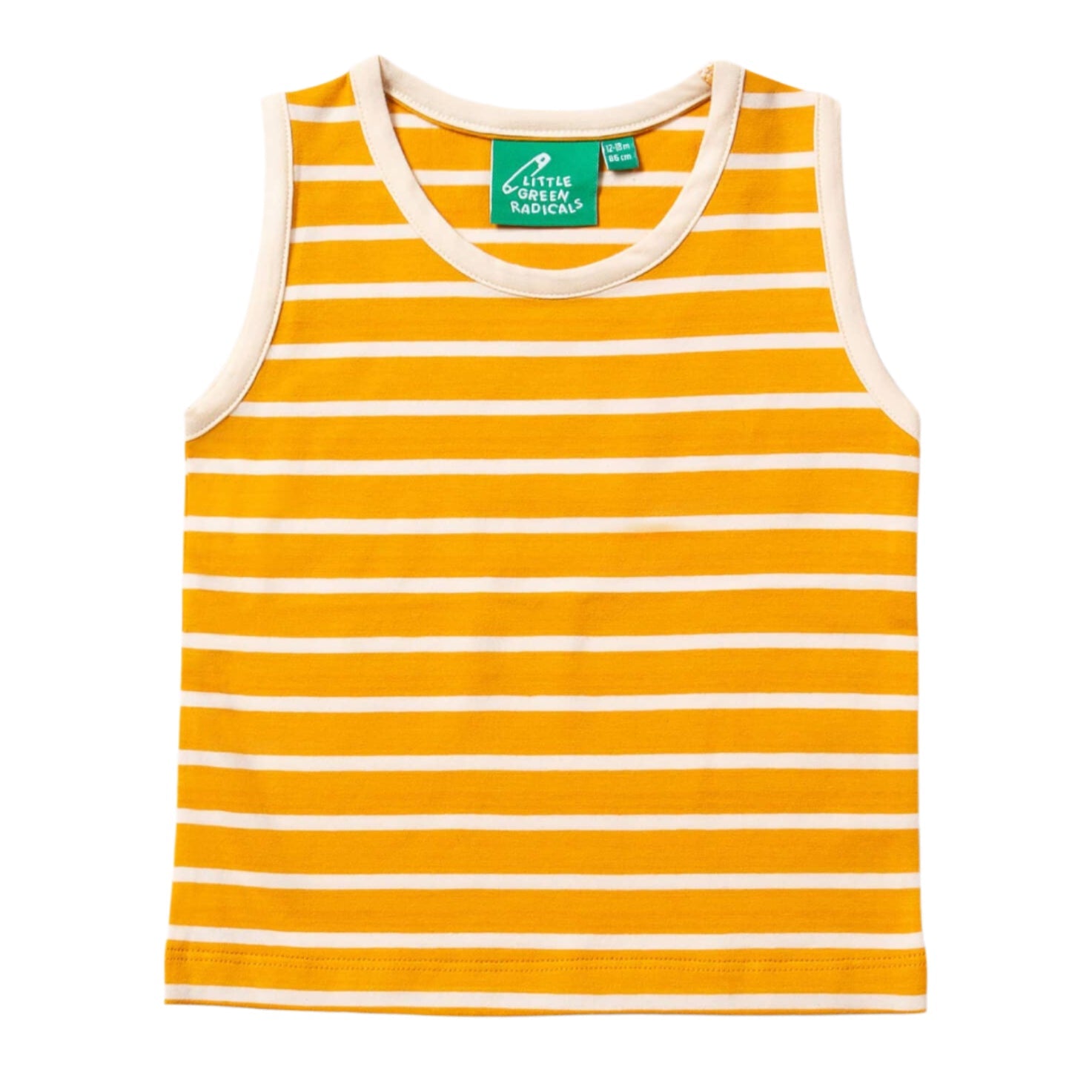 Tank top 3-pack- blue/gold stripe