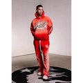 Hellstar Sweatpants Stitching Sports Leisure Horn