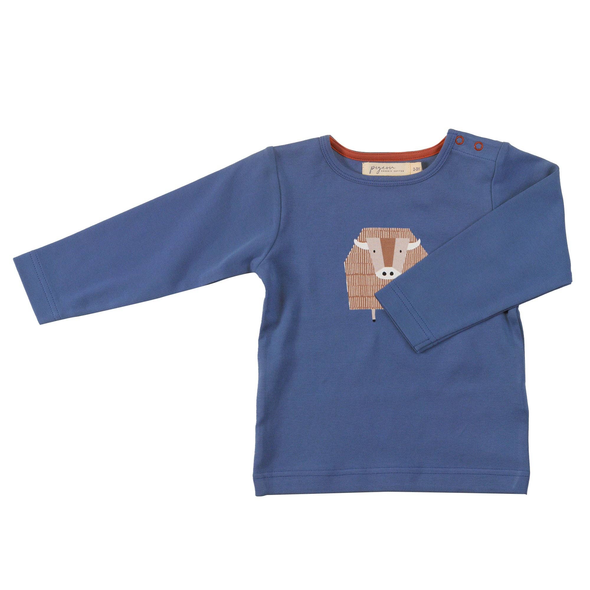 Long-sleeved t-shirt- buffalo