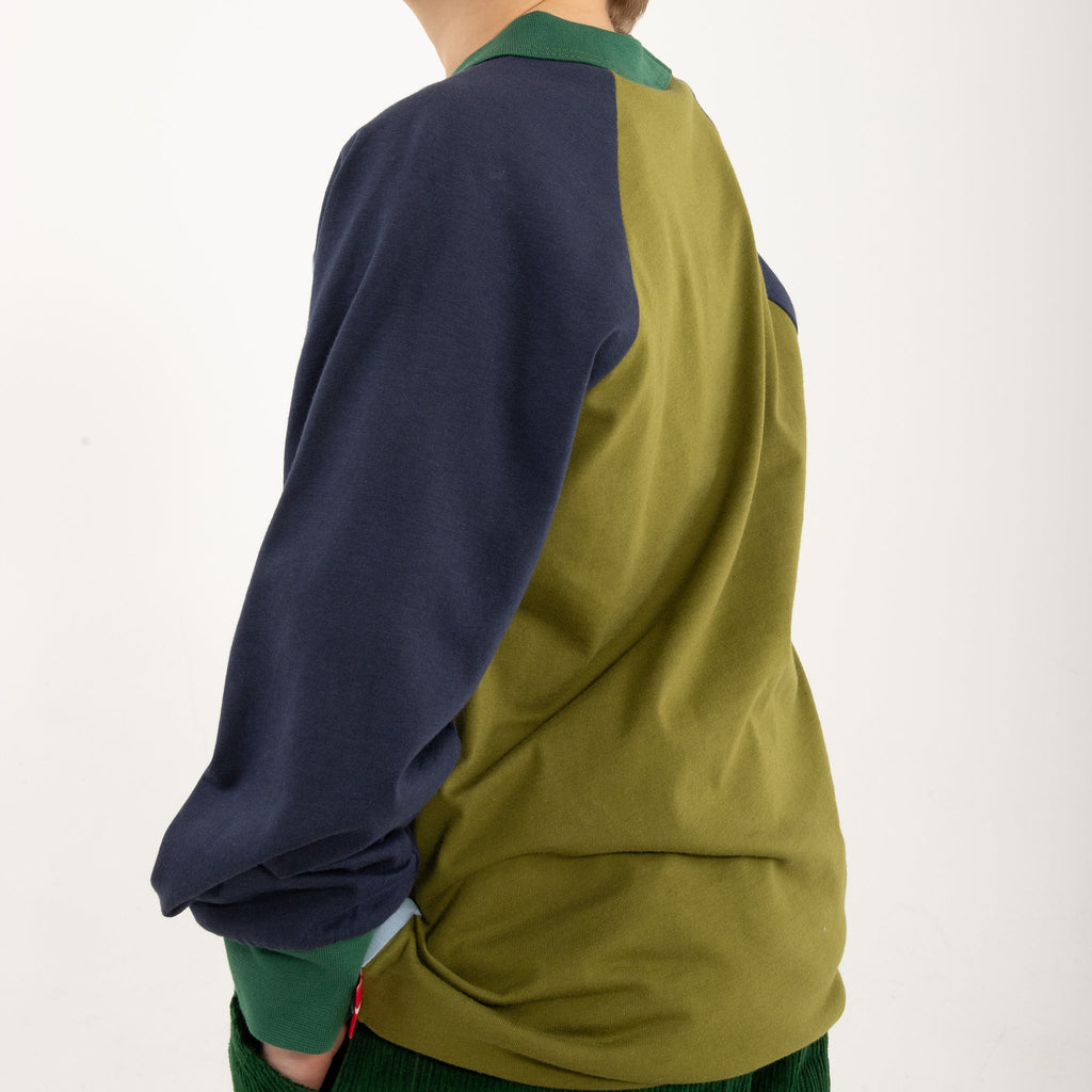 Long sleeved raglan t-shirt- multi, Erik