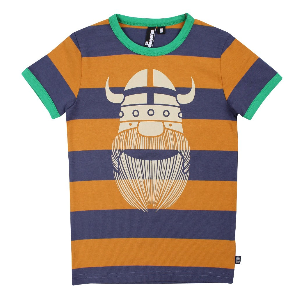 Ringer tee- marine/golden honey Erik
