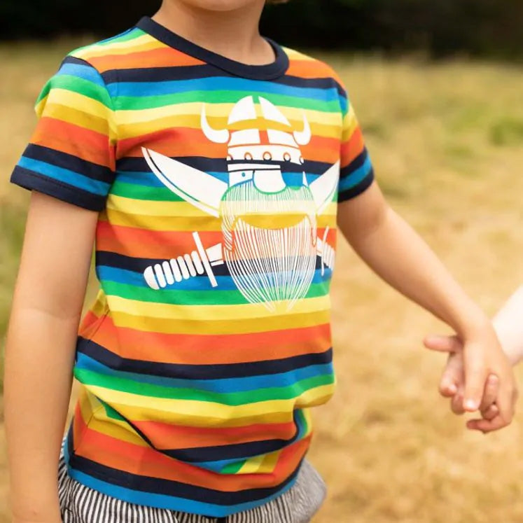Short sleeve tee- rainbow pirate