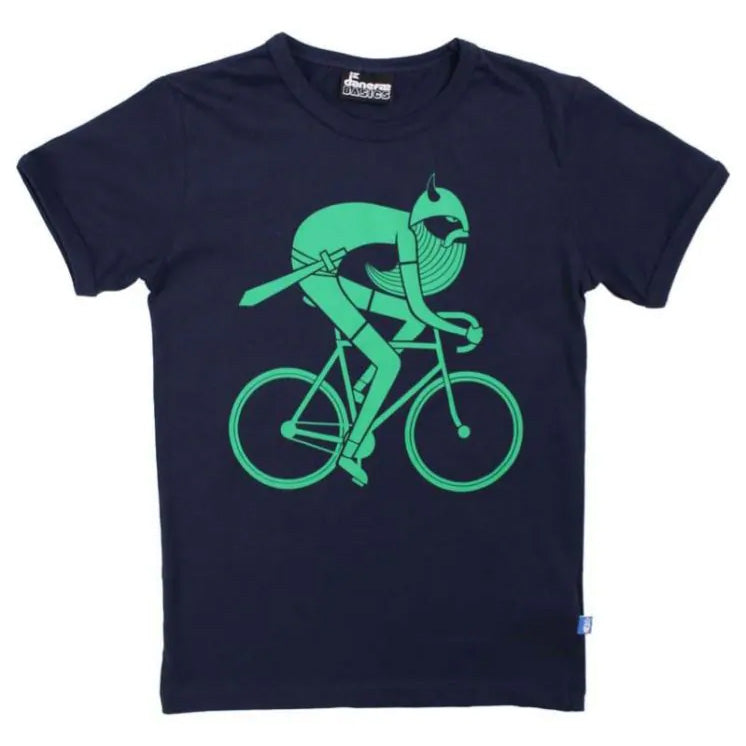 Basic tee- navy biking Viking