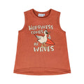 Ribbed tank top- surfing duck