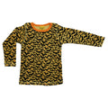 Long sleeve velour top- bats