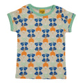 Short sleeved t-shirt- big radish, hushed green