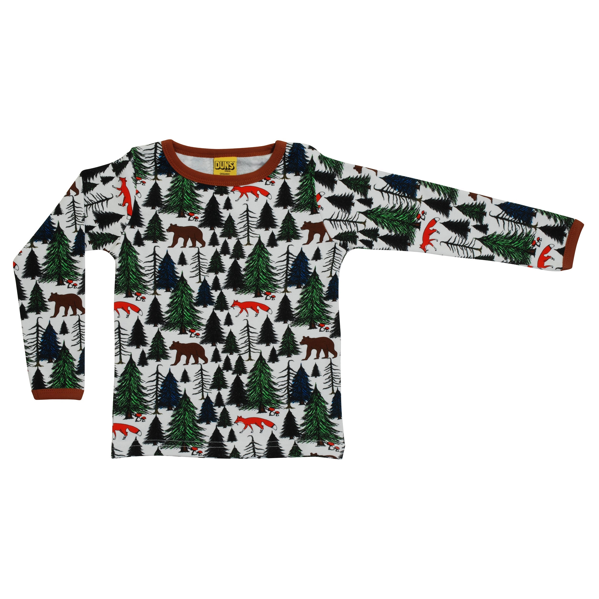 Long-sleeved t-shirt- woodland
