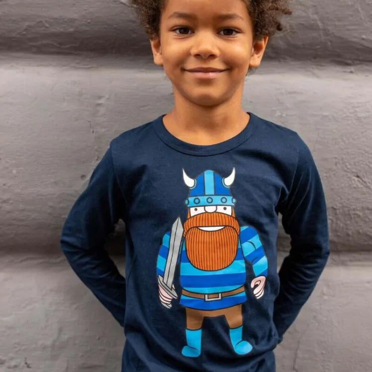Long sleeved t-shirt- navy, Erik