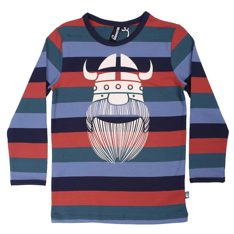 Long sleeved tee- multi-stripe Erik