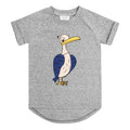 Short-sleeved t-shirt- eagle gray melange