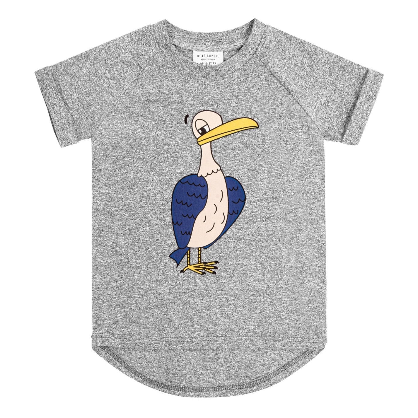 Short-sleeved t-shirt- eagle gray melange
