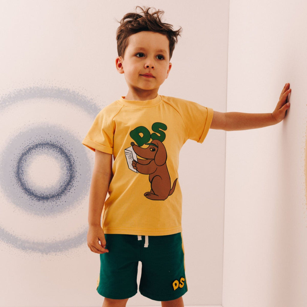 Short-sleeved t-shirt- dog reader