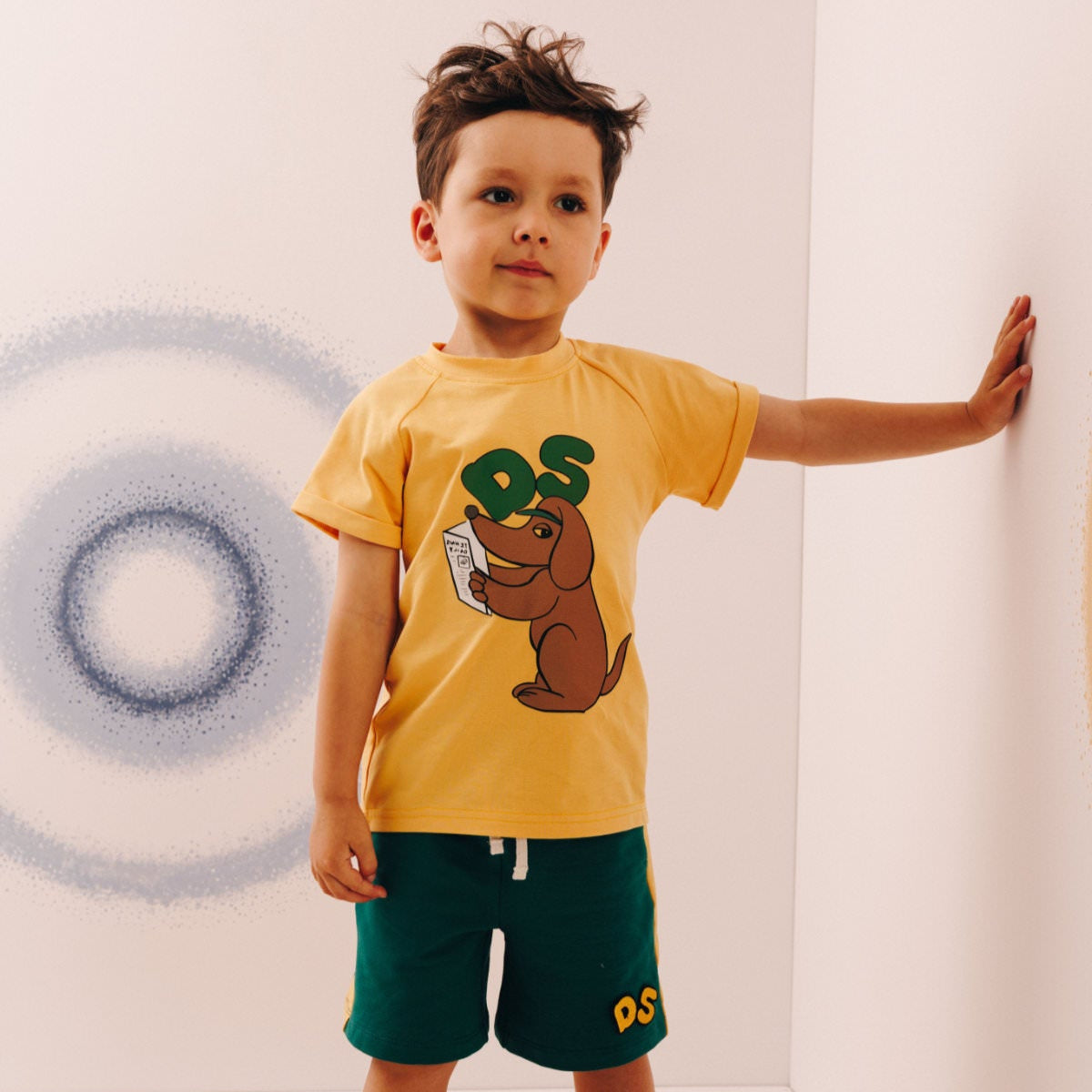 Short-sleeved t-shirt- dog reader