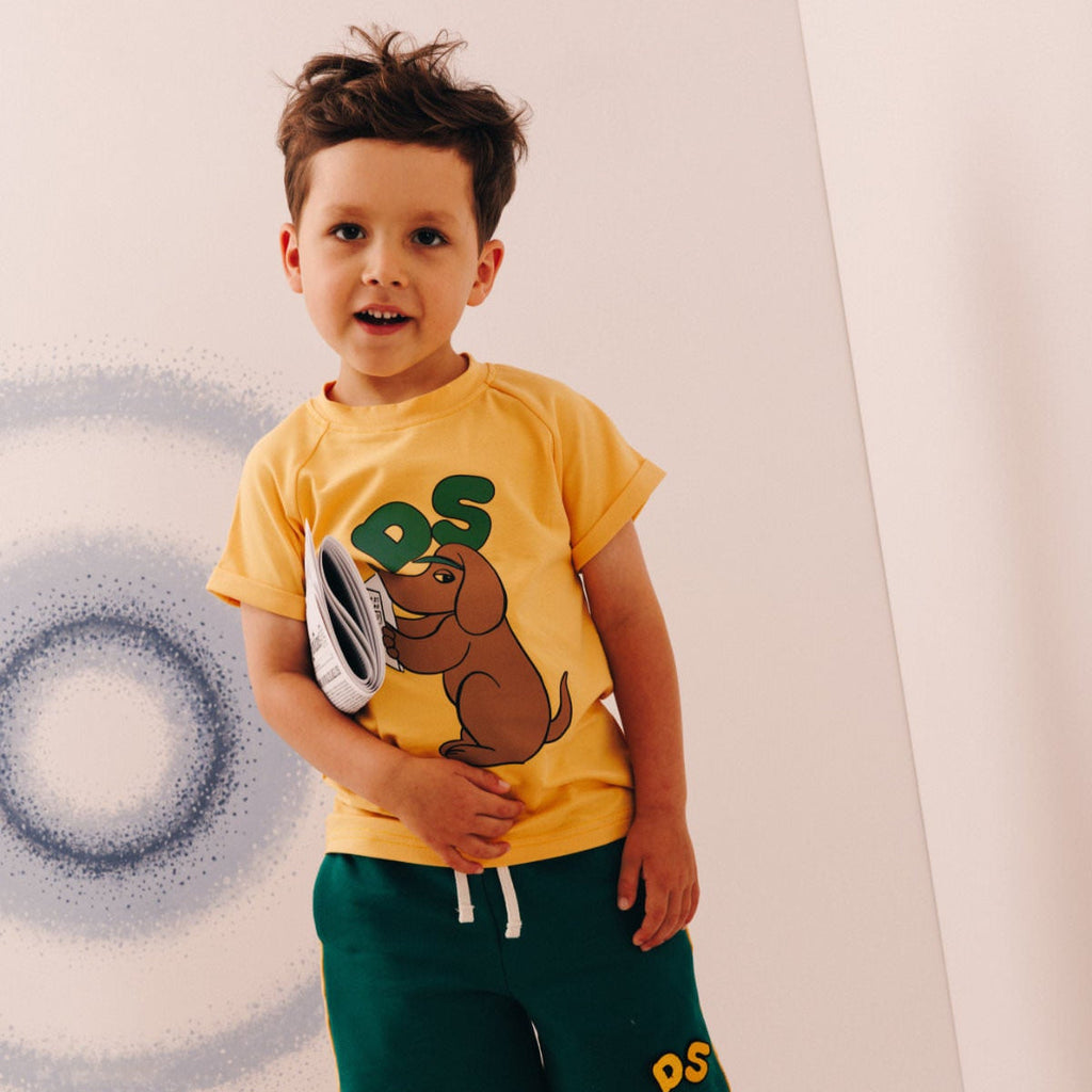 Short-sleeved t-shirt- dog reader
