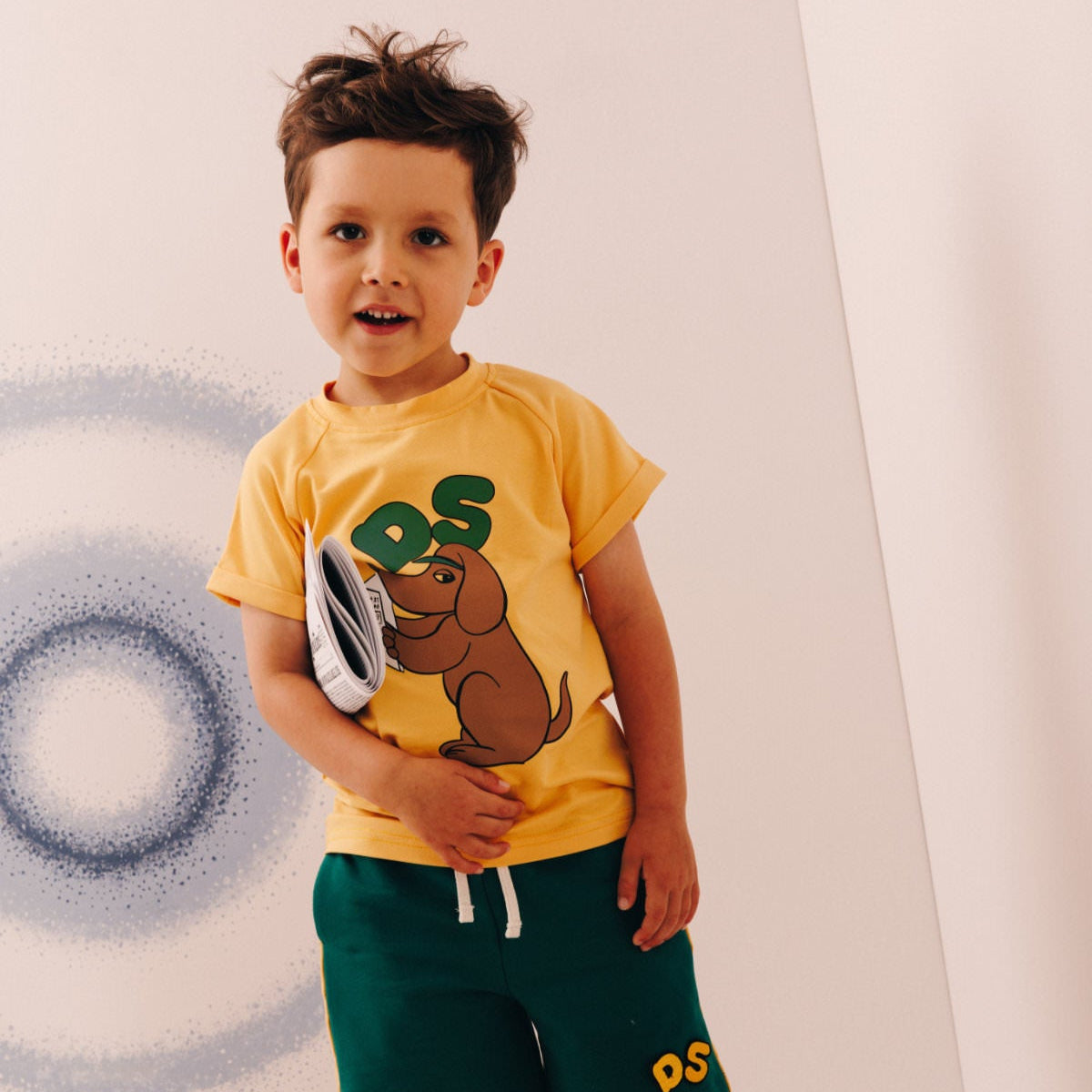 Short-sleeved t-shirt- dog reader