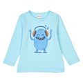 Long sleeved top- donut monster appliqué
