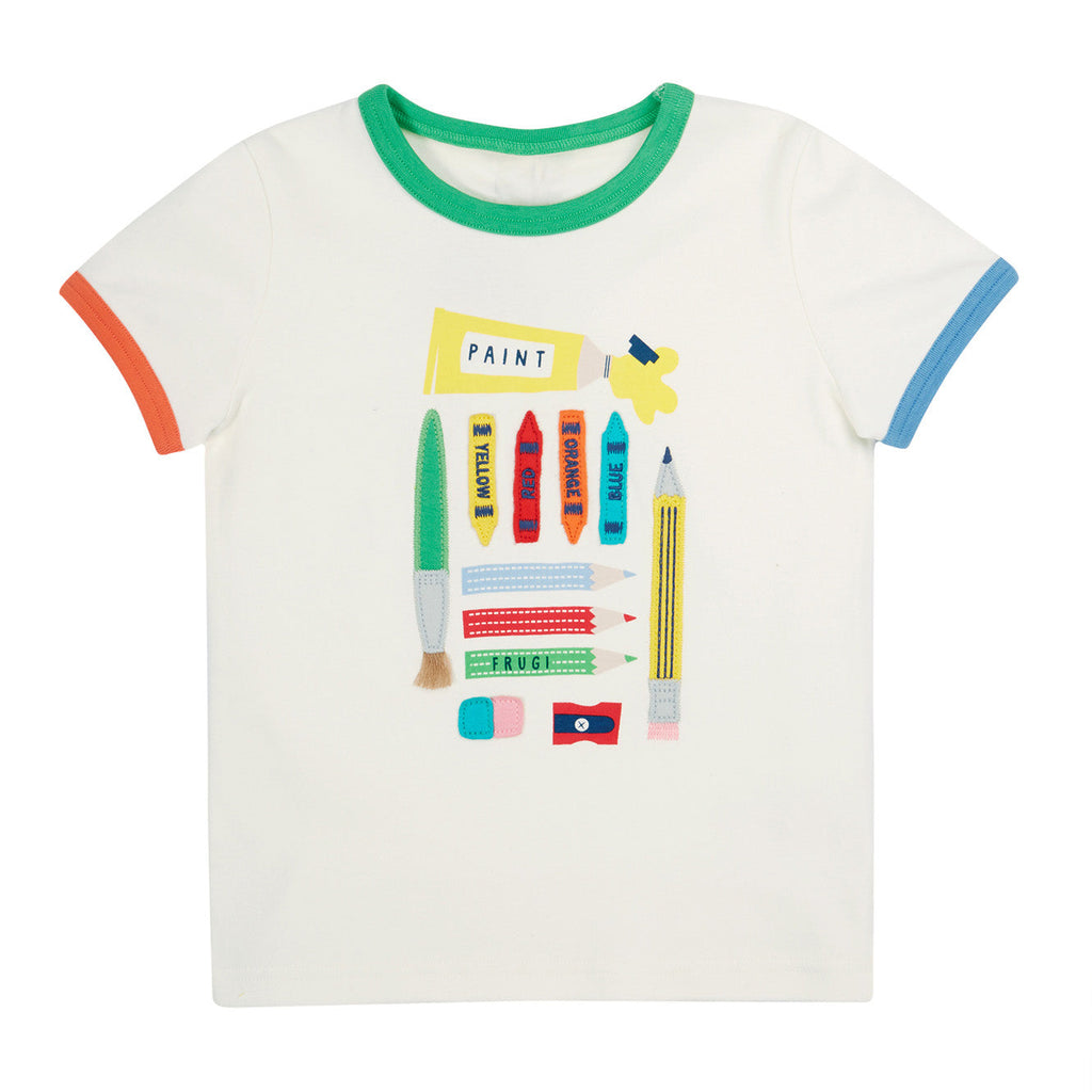 Short-sleeved t-shirt- art supplies