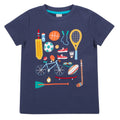 Short-sleeved t-shirt- sports appliqué