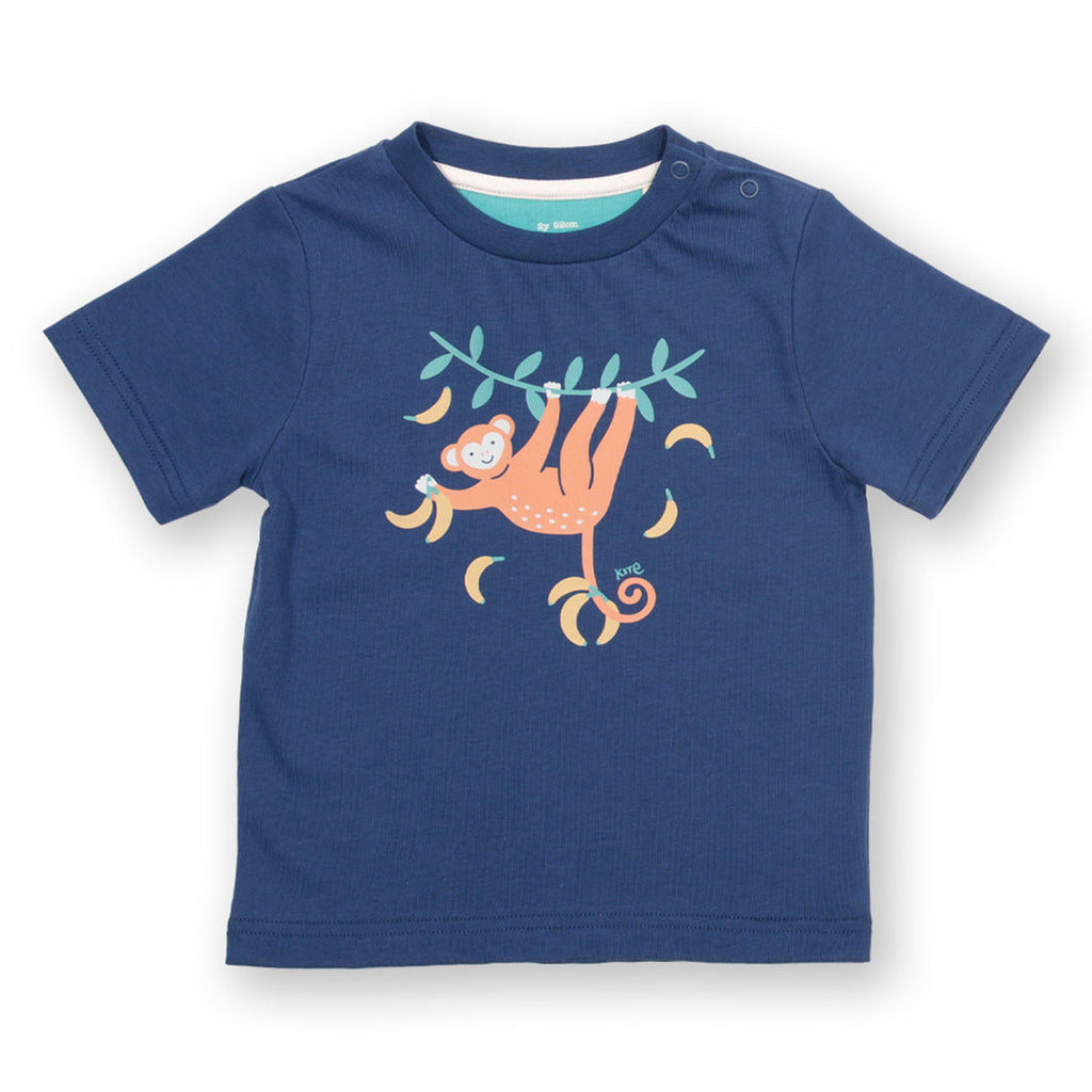Short-sleeved t-shirt- monkey munch