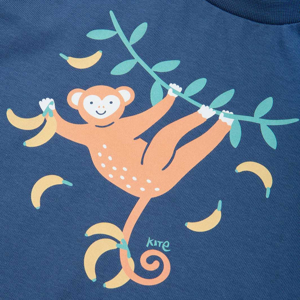Short-sleeved t-shirt- monkey munch