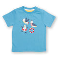 Short-sleeved t-shirt- seagulls