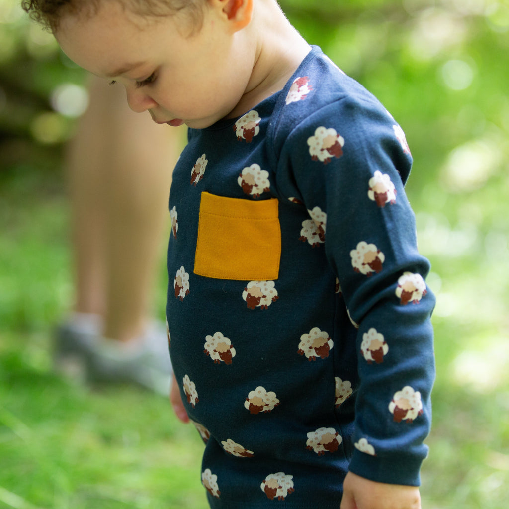 T-shirt & jogger playset- sleeping sheep