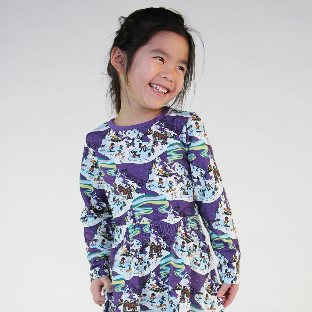 Long-sleeved t-shirt- winter landscape