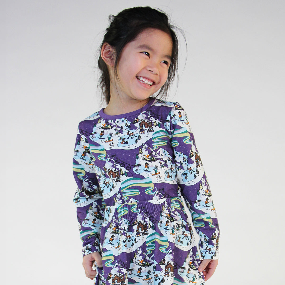 Long-sleeved t-shirt- winter landscape