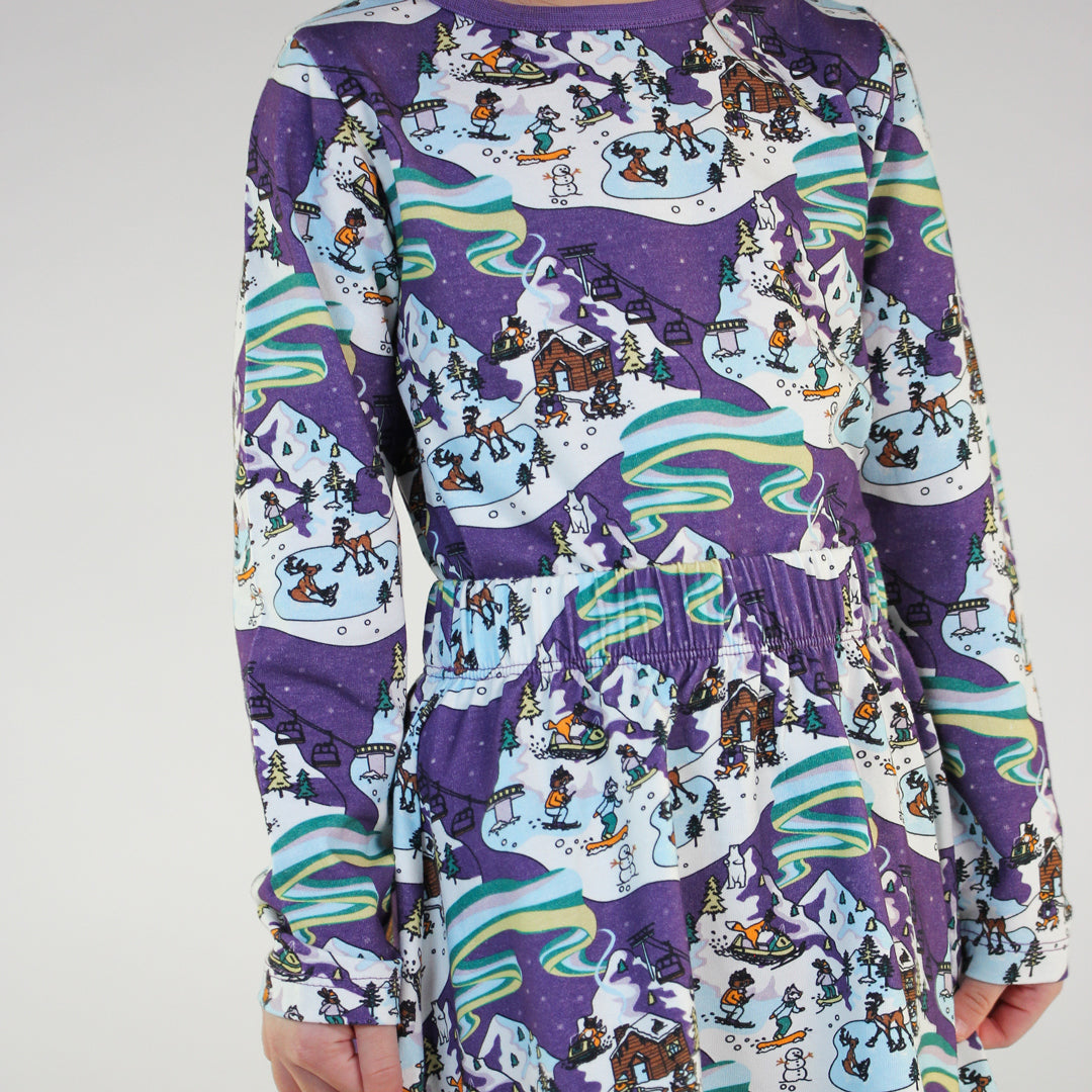 Long-sleeved t-shirt- winter landscape