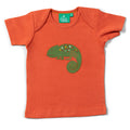 Short sleeve t-shirt- little lizard appliqué