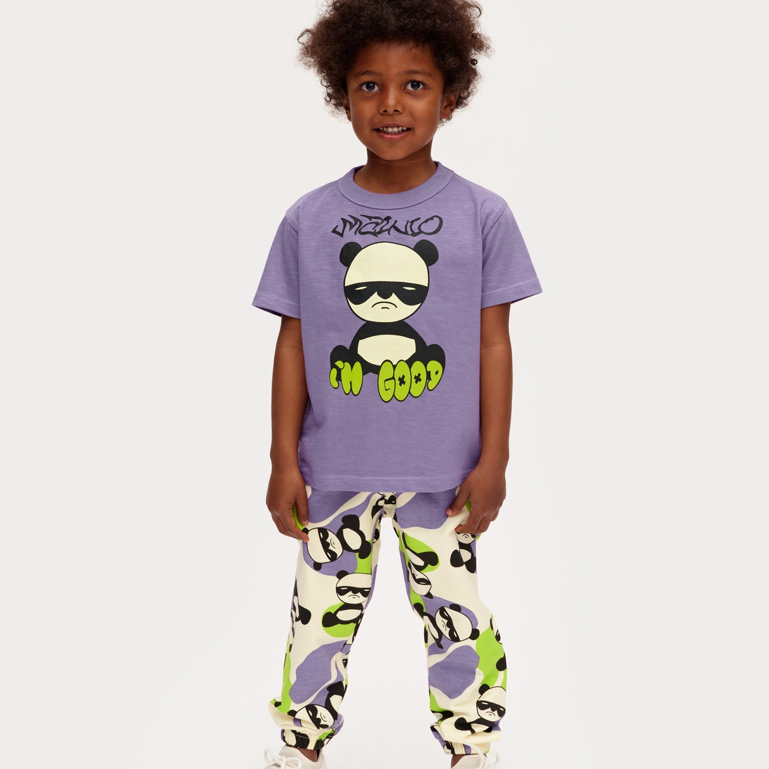 Short sleeve t shirt- spy panda