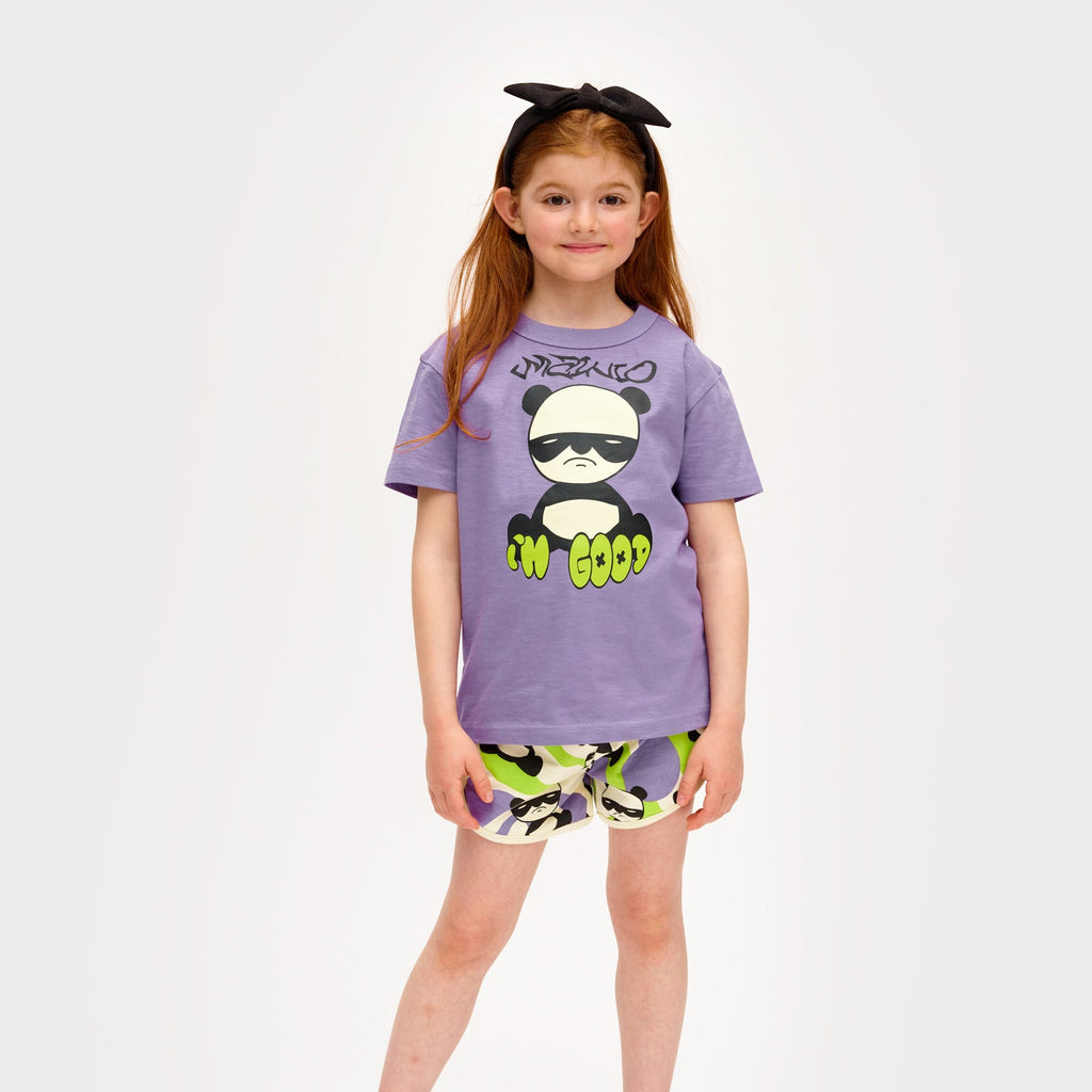 Short sleeve t shirt- spy panda
