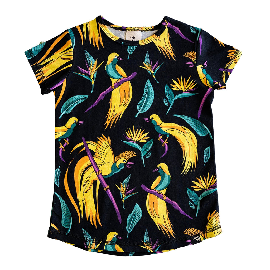 Short-sleeved t-shirt- bird of paradise