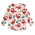 Long sleeved top- scorpion, vanilla