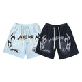 Hellstar Shorts Summer Casual Sports Wash Shorts