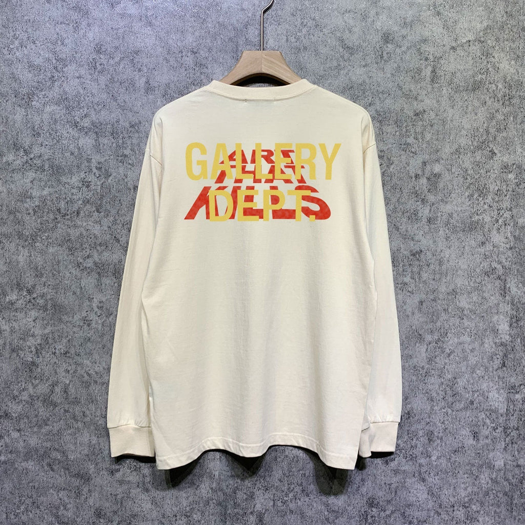Gallery Dept Long Sleeved Shirt Fashion Brand Long Sleeve Long-Sleeved T-shirt Blouse