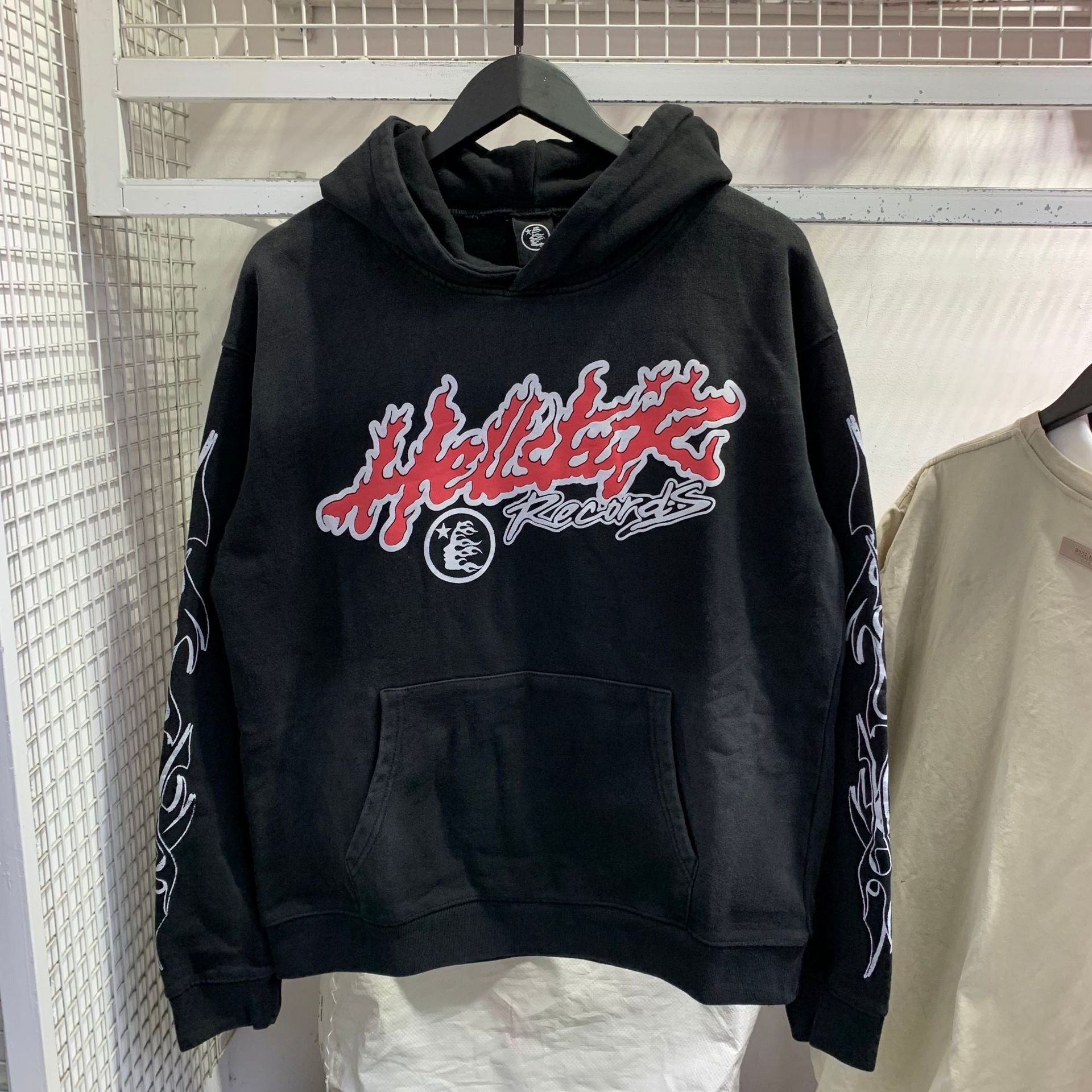 Hellstar Hoodie & Pants Wash Water Make Old Sweater