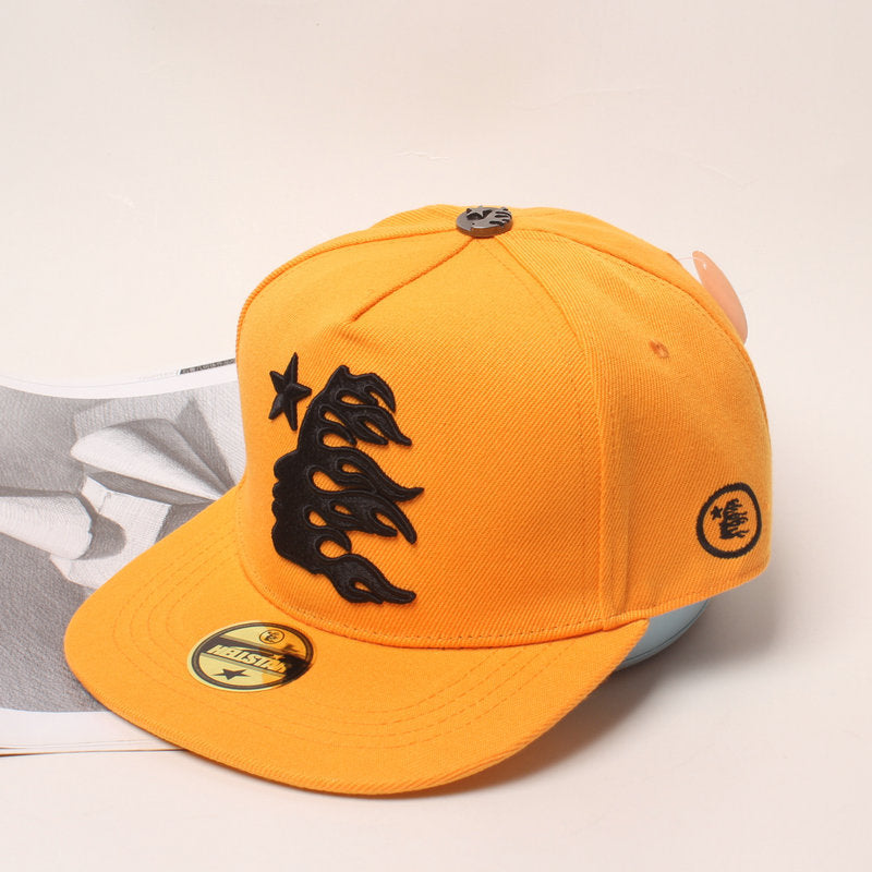 HellStar Hat Flat brim Embroidery Casual Versatile Trend