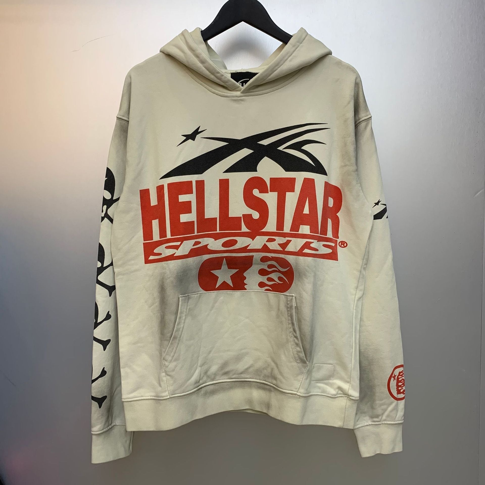 Hellstar Hoodie & Pants Wash Water Make Old Sweater