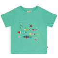 Short sleeve top- fish