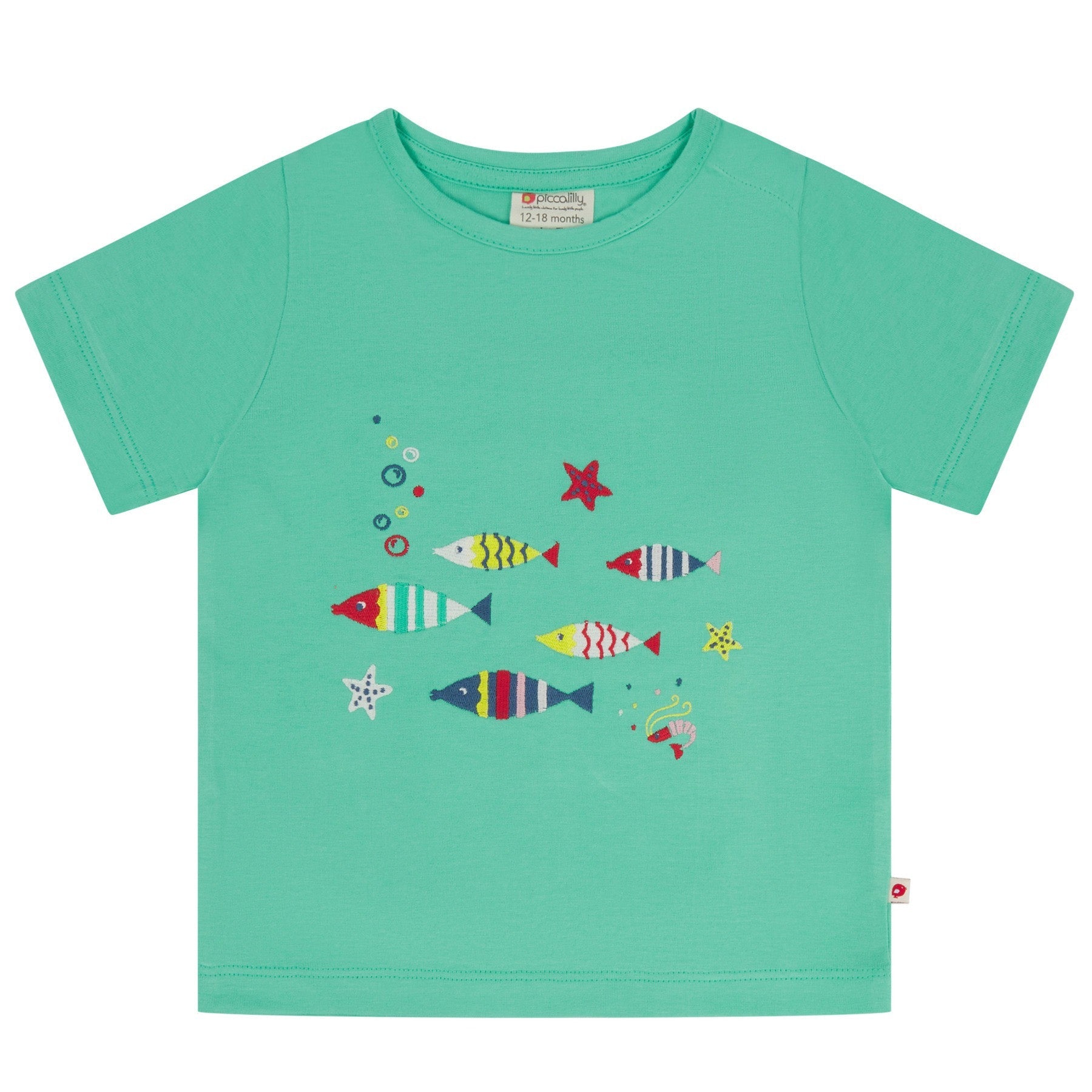 Short sleeve top- fish
