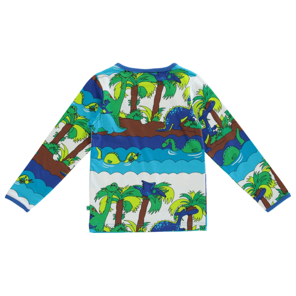 Dinosaurs t-shirt, blue atoll