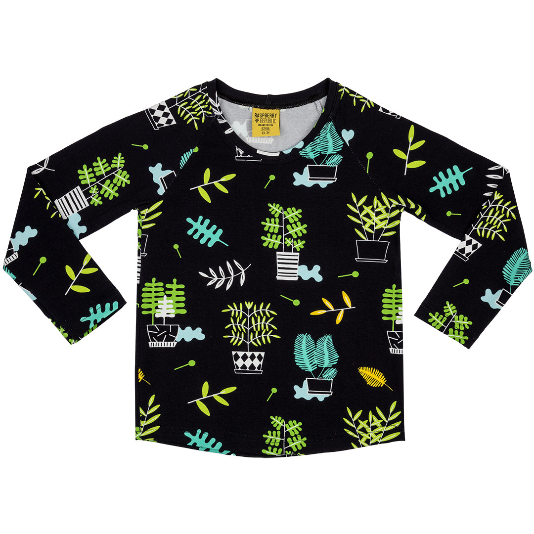 Long sleeve t-shirt- plantastic: Size 4-5Y