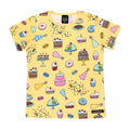 Short-sleeved t-shirt- birthday, banana yellow
