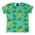 Short-sleeved t-shirt- monkey, fern green
