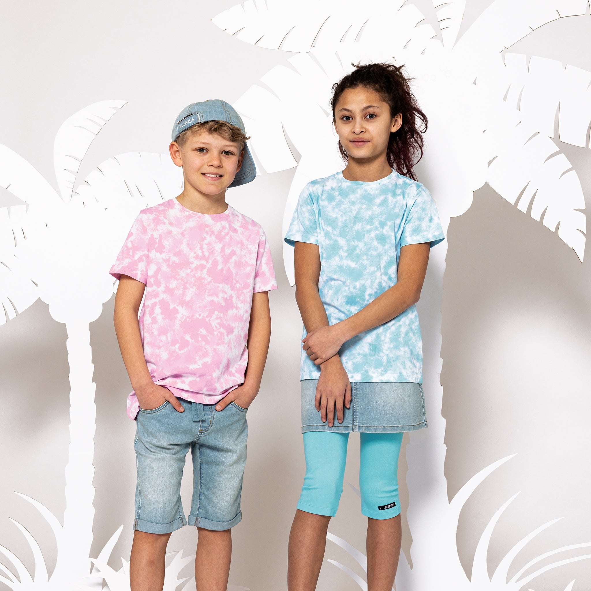 Short sleeve top- pool tie dye