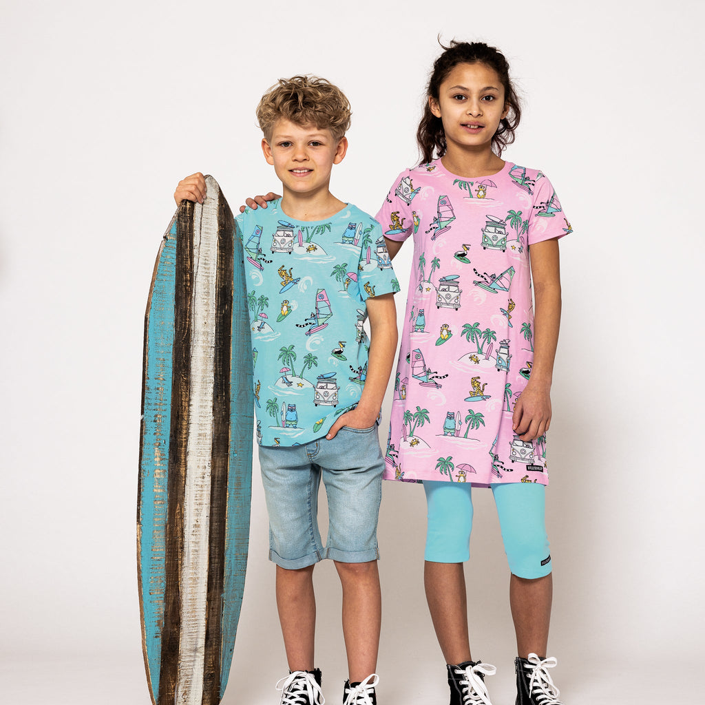 Short sleeve top- surf