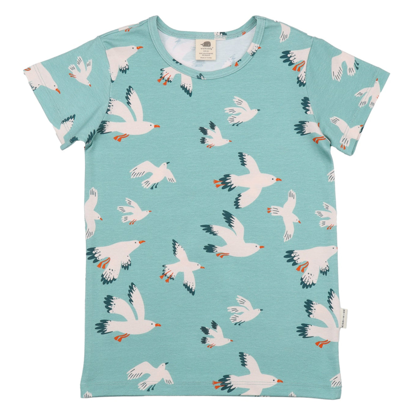 Short-sleeved t-shirt- seagulls