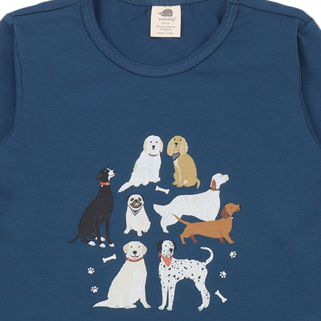Long-sleeved t-shirt- dogs