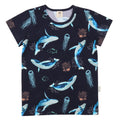 Short-sleeved t-shirt- whales & jellyfish